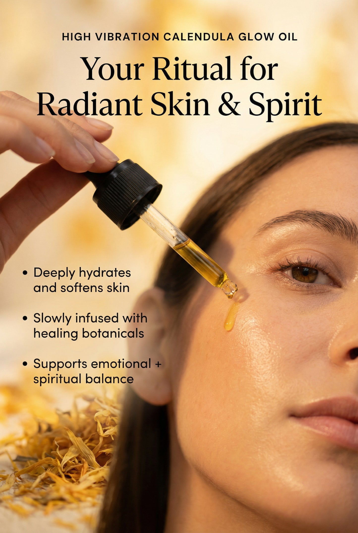 High Vibration Calendula Glow Oil