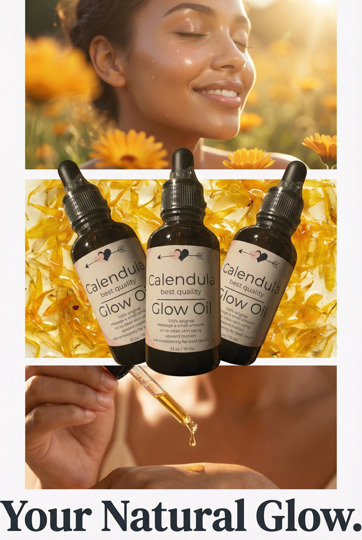 High Vibration Calendula Glow Oil